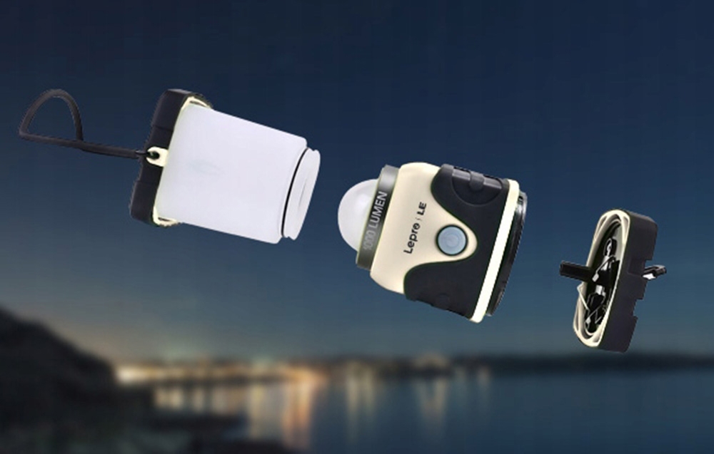 LEPRO 3300002-WH Camping Lamp aprašymas - Prekės nuotrauka