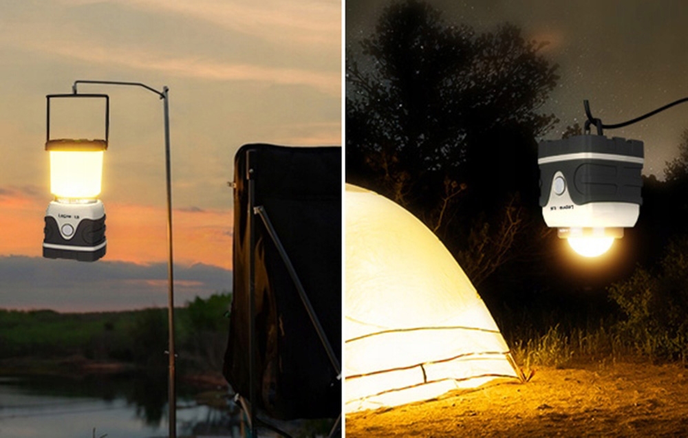 LEPRO 3300002-WH Camping Lamp aprašymas - Prekės nuotrauka