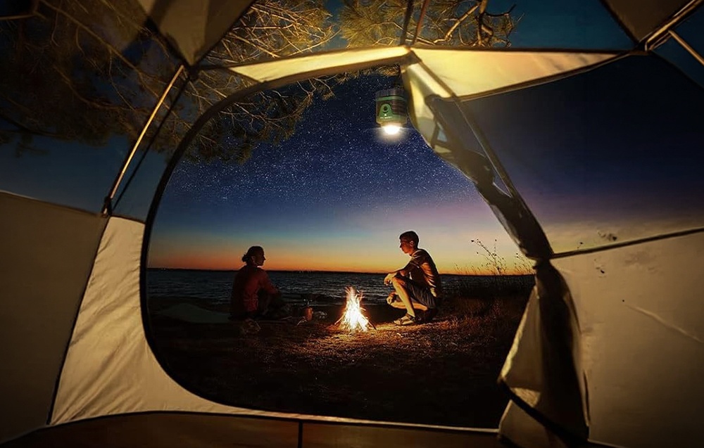 LEPRO 3300008 Camping Lamp, 1000 lm, 3600 mAh aprašymas - Prekės nuotrauka