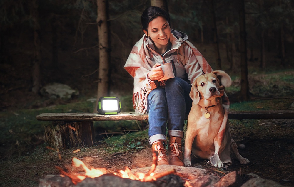 LEPRO 3300023 Camping Lamp, 1000 lm aprašymas - Prekės nuotrauka
