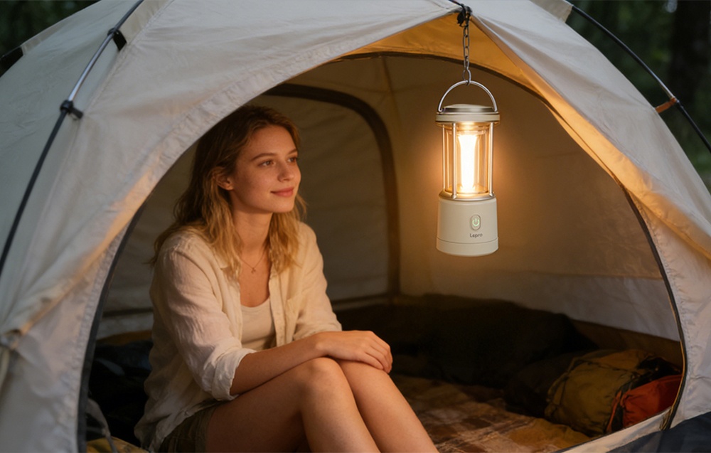 Lepro 330043 Camping Lamp, 1000 lm aprašymas - Prekės nuotrauka Lepro 330043 Camping Lamp, 1000 lm aprašymas - Prekės nuotrauka