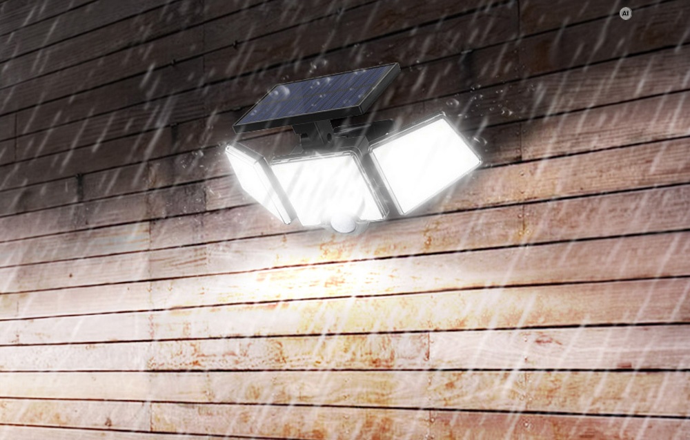 LEPRO 640003-DW-a-2 Solar Street Light with Motion and Twilight Sensors (2-pack) aprašymas - Prekės nuotrauka