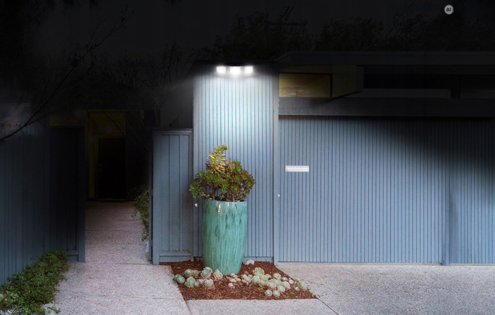 LEPRO 640003-DW-a-2 Solar Street Light with Motion and Twilight Sensors (2-pack) aprašymas - Prekės nuotrauka
