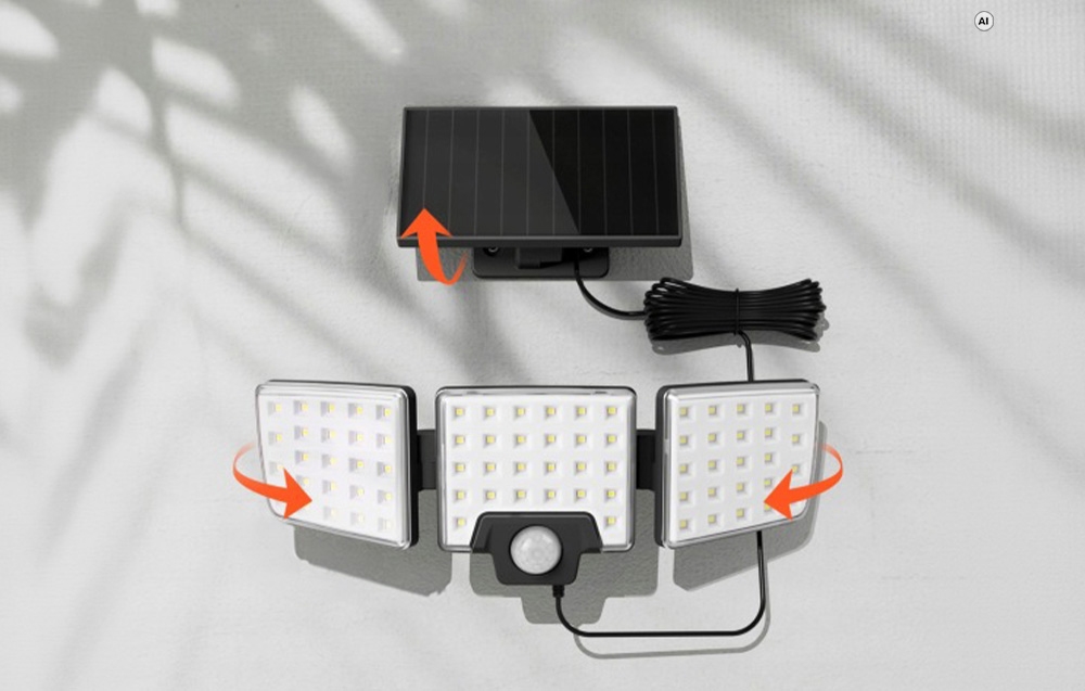 LEPRO 640005-DW-2 Solar Lamp, 2 vnt. aprašymas - Prekės nuotrauka