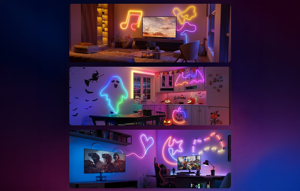 LEPRO N1-5 RGB Smart LED Strip, 5 m aprašymas - Prekės nuotrauka