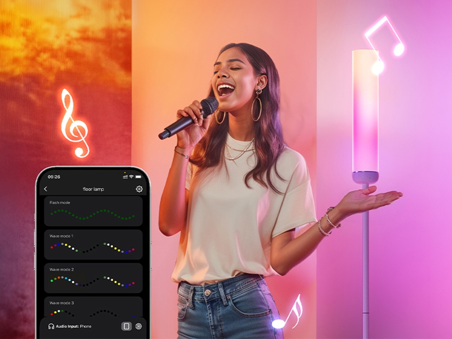 LEPRO O1 2300lm RGB Floor Lamp aprašymas - Prekės nuotrauka
