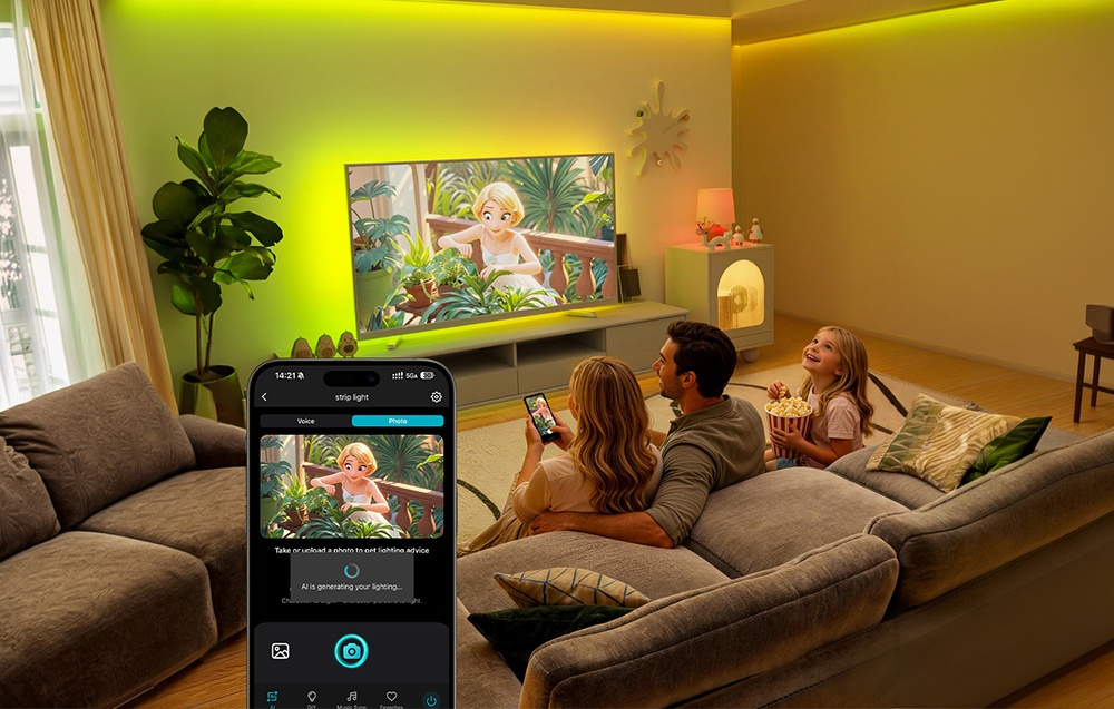 Lepro S1 20m Wi-Fi Bluetooth RGBIC LED Strip aprašymas - Prekės nuotrauka