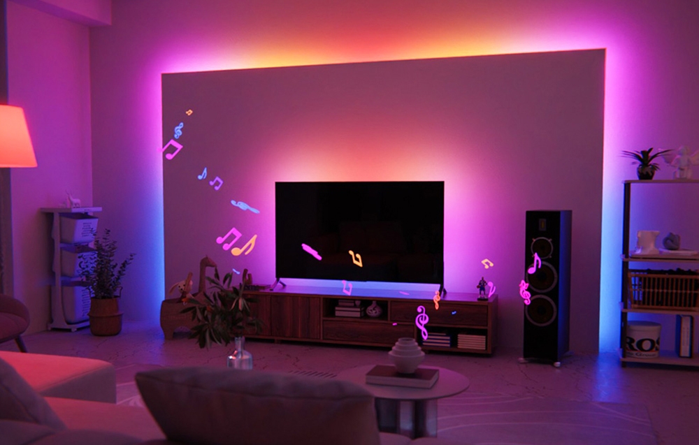 Lepro S1 5m Wi-Fi Bluetooth RGBIC LED Strip aprašymas - Prekės nuotrauka Lepro S1 5m Wi-Fi Bluetooth RGBIC LED Strip aprašymas - Prekės nuotrauka