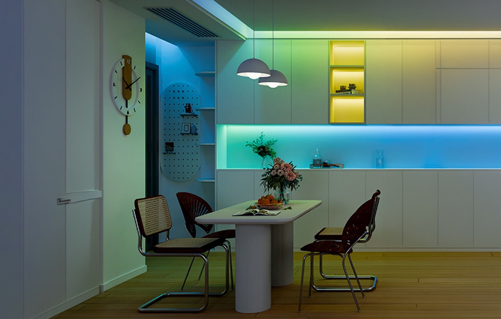 Lepro S2 10m Wi-Fi Bluetooth RGBIC LED juosta aprašymas - Prekės nuotrauka Lepro S2 10m Wi-Fi Bluetooth RGBIC LED juosta aprašymas - Prekės nuotrauka