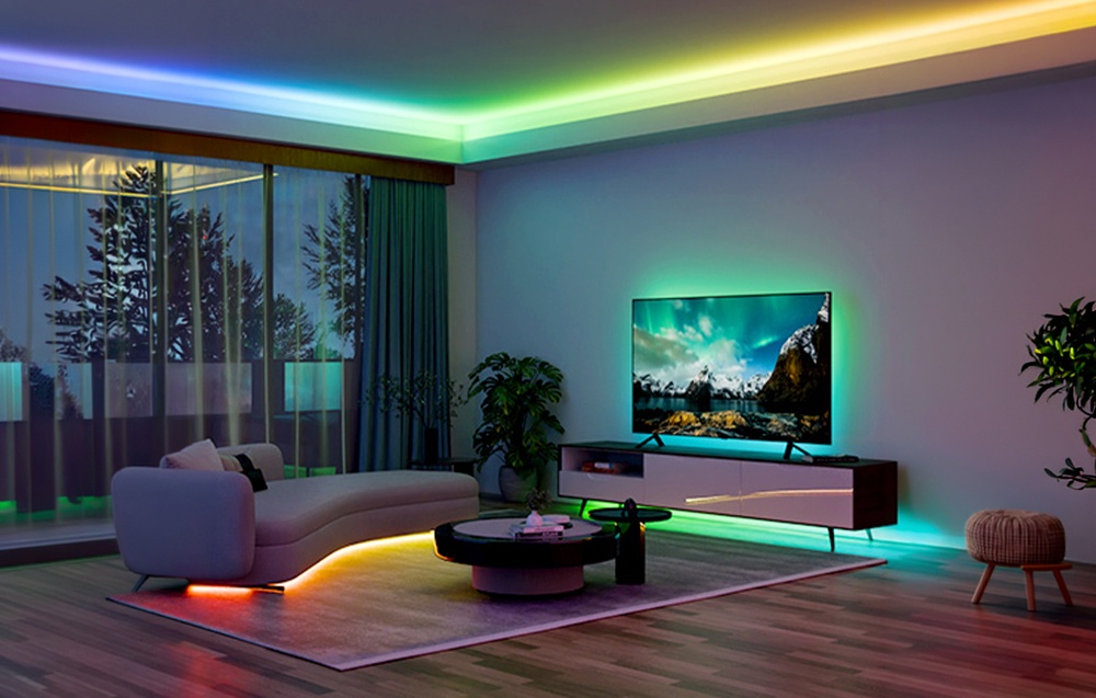 Lepro S2 10m Wi-Fi Bluetooth RGBIC LED juosta aprašymas - Prekės nuotrauka Lepro S2 10m Wi-Fi Bluetooth RGBIC LED juosta aprašymas - Prekės nuotrauka
