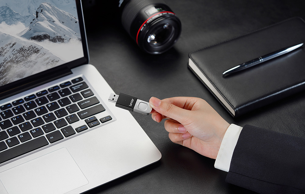 Lexar 128GB pirštų atspaudų skaitytuvas F35pro USB 3.2 aprašymas - Prekės nuotrauka