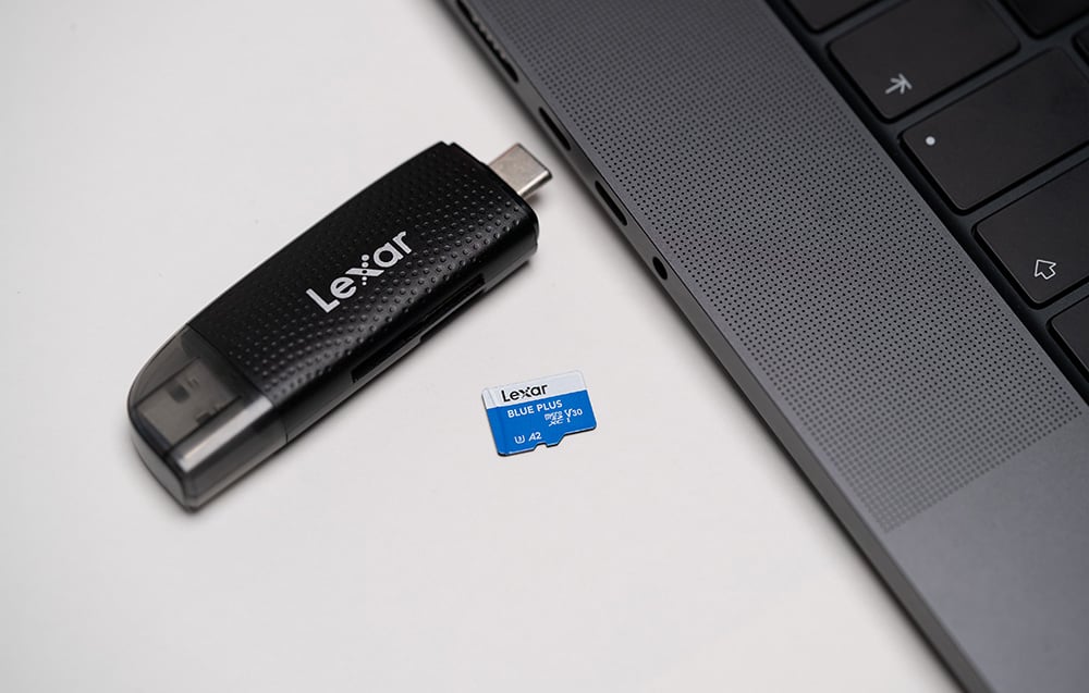 „Lexar Micro SDXC“ atminties kortelė, 256 GB (SD3.0) aprašymas - Prekės nuotrauka