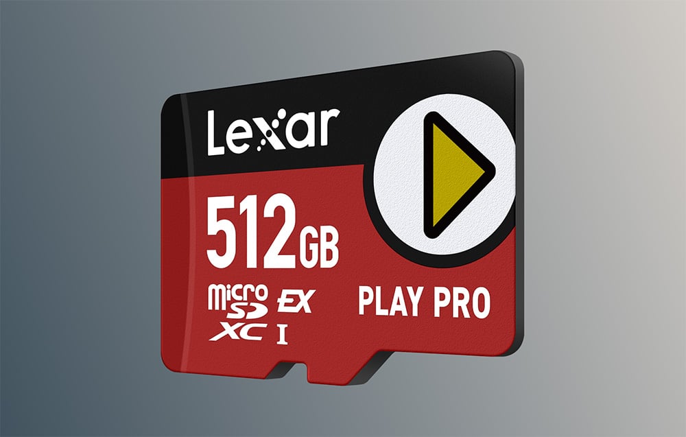 Atminties kortelė Lexar 512GB Micro SDXC Express PLAY Pro Express 7.1 UHS-I C10 U3 V30 kortelė aprašymas - Prekės nuotrauka