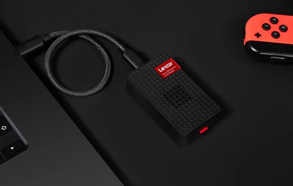 Atminties Kortelių Skaitytuvas - Lexar RW540 MicroSD Express, USB 3.2 Gen 2, 900 MB/s, Juodas aprašymas - Prekės nuotrauka Atminties Kortelių Skaitytuvas - Lexar RW540 MicroSD Express, USB 3.2 Gen 2, 900 MB/s, Juodas aprašymas - Prekės nuotrauka