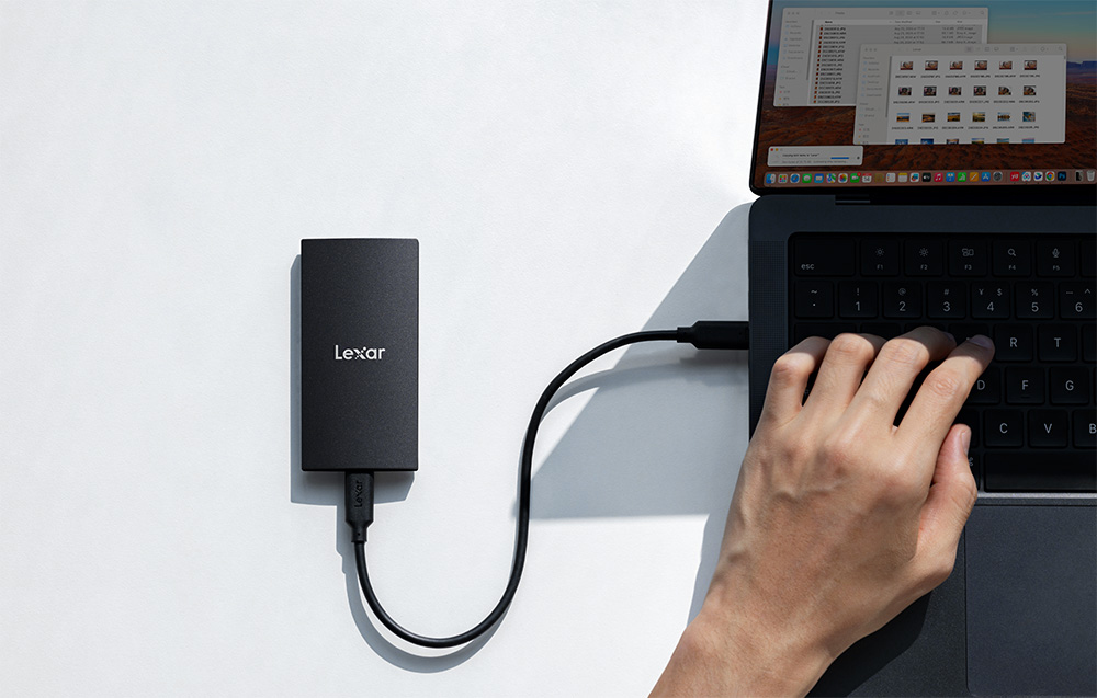 Kietasis diskas Lexar SSD SL300, USB3.2 Gen2 iki R1050/W1000, 1TB aprašymas - Prekės nuotrauka