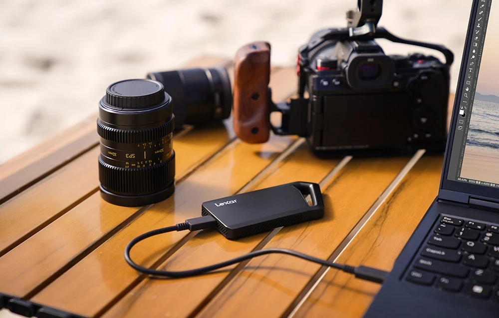 Kietasis diskas Lexar | Portable SSD | Professional SL600 | 1000 GB | Solid-state drive sąsaja USB 3.2 Gen2x2 | Skaitymo greitis 2000 MB/s | Rašymo greitis 2000 MB/s aprašymas - Prekės nuotrauka