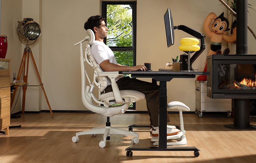 LiberNovo Omni GEN 48 cm ergonominė kėdė (balta) aprašymas - Prekės nuotrauka LiberNovo Omni GEN 48 cm ergonominė kėdė (balta) aprašymas - Prekės nuotrauka