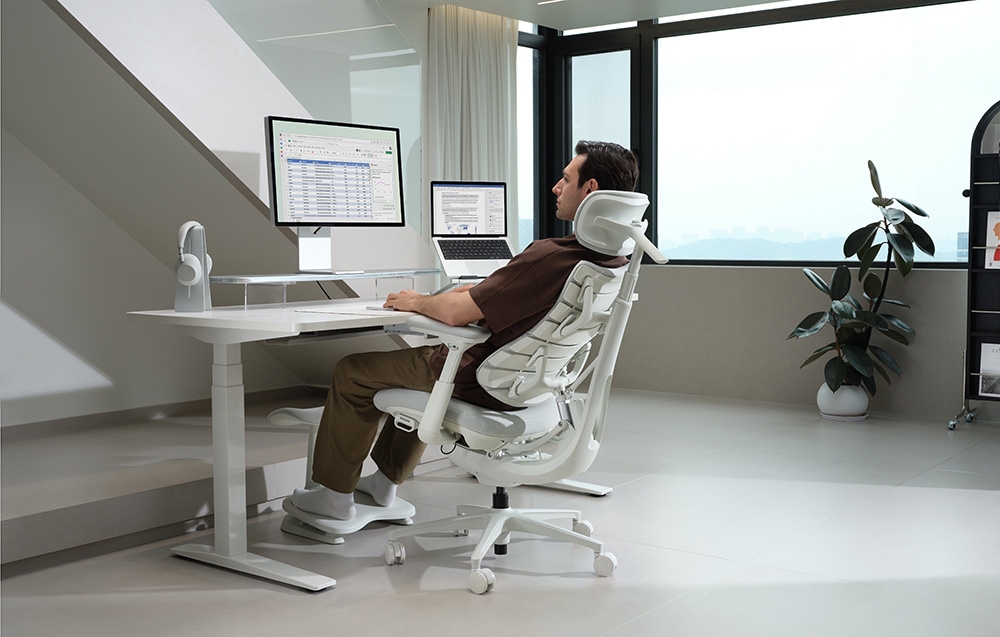 LiberNovo OC1-PRO 45 cm ergonominė kėdė (balta) aprašymas - Prekės nuotrauka LiberNovo OC1-PRO 45 cm ergonominė kėdė (balta) aprašymas - Prekės nuotrauka