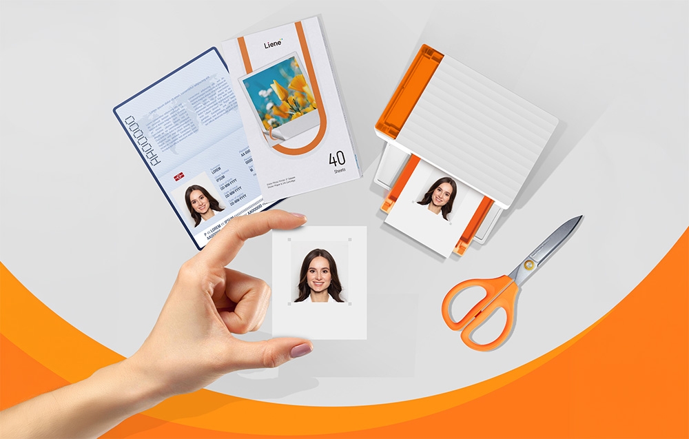 Spausdintuvas Liene Amber 3x3" Self-Adhesive Photo Paper, 40 Sheets + 1 Refill aprašymas - Prekės nuotrauka