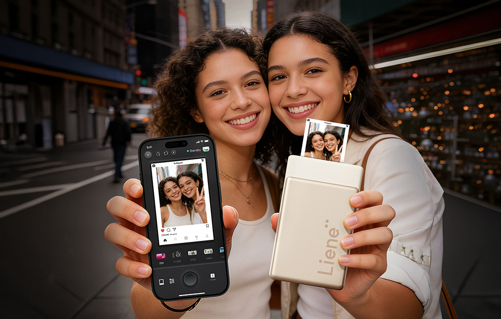 Nuotraukų rėmelis Liene Pearl N200 Pro 2x3" Portable Photo Spausdintuvas (Gold) aprašymas - Prekės nuotrauka