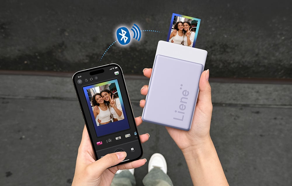 Liene Pearl N200 Pro 2x3" Portable Photo Spausdintuvas Kit (Violetinė) aprašymas - Prekės nuotrauka