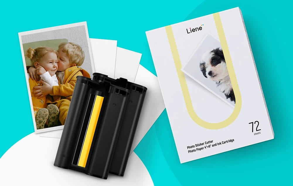 Liene PixCut 4×6″ spausdintuvas paper, 72 sheets aprašymas - Prekės nuotrauka