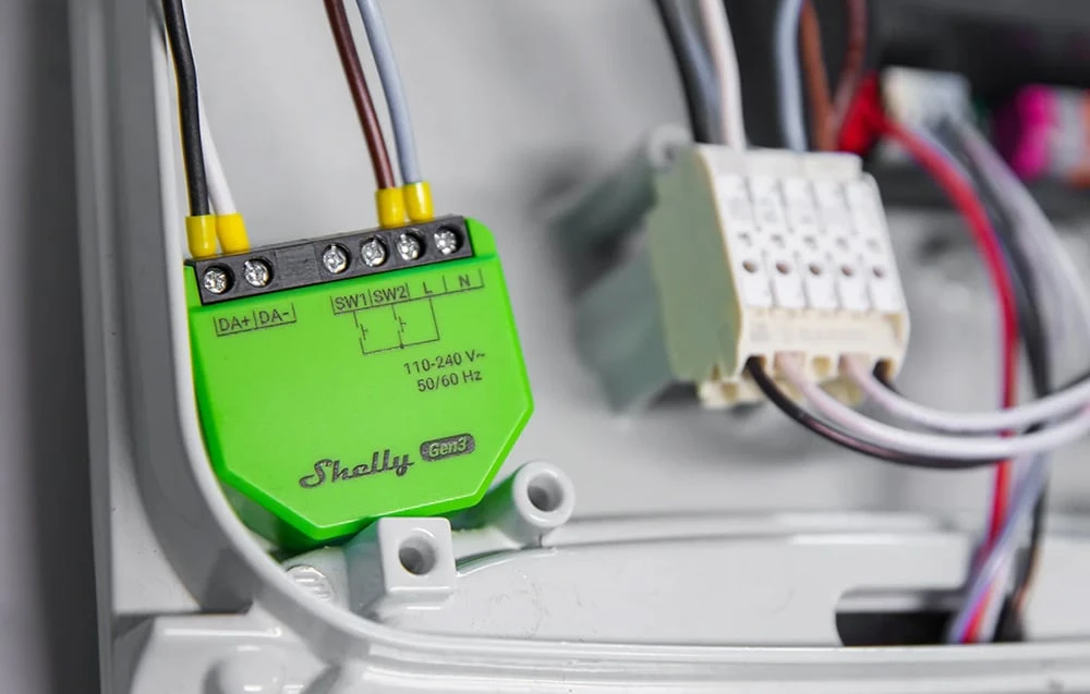 Shelly GEN3 DALI dimeris pagrindinis valdiklis (Wifi, Bluetooth) aprašymas - Prekės nuotrauka Shelly GEN3 DALI dimeris pagrindinis valdiklis (Wifi, Bluetooth) aprašymas - Prekės nuotrauka
