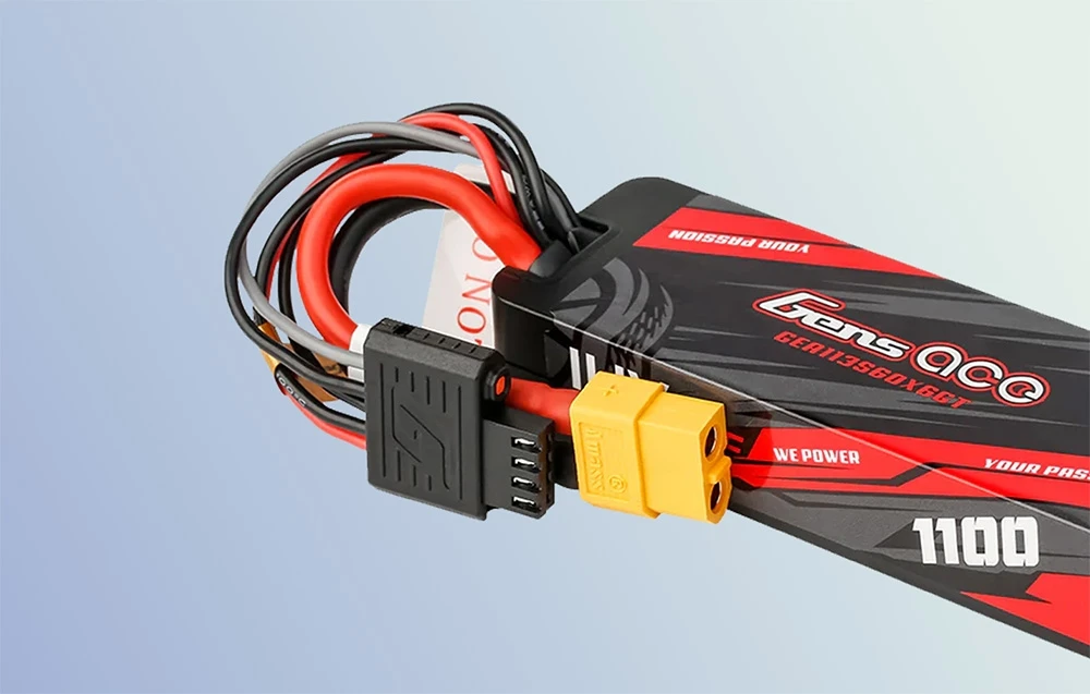 Lipo Gens ace G-Tech 1100mAh 11.1V 3S1P 60C GRP-76 kietojo korpuso baterija su XT60 kištuku aprašymas - Prekės nuotrauka Lipo Gens ace G-Tech 1100mAh 11.1V 3S1P 60C GRP-76 kietojo korpuso baterija su XT60 kištuku aprašymas - Prekės nuotrauka