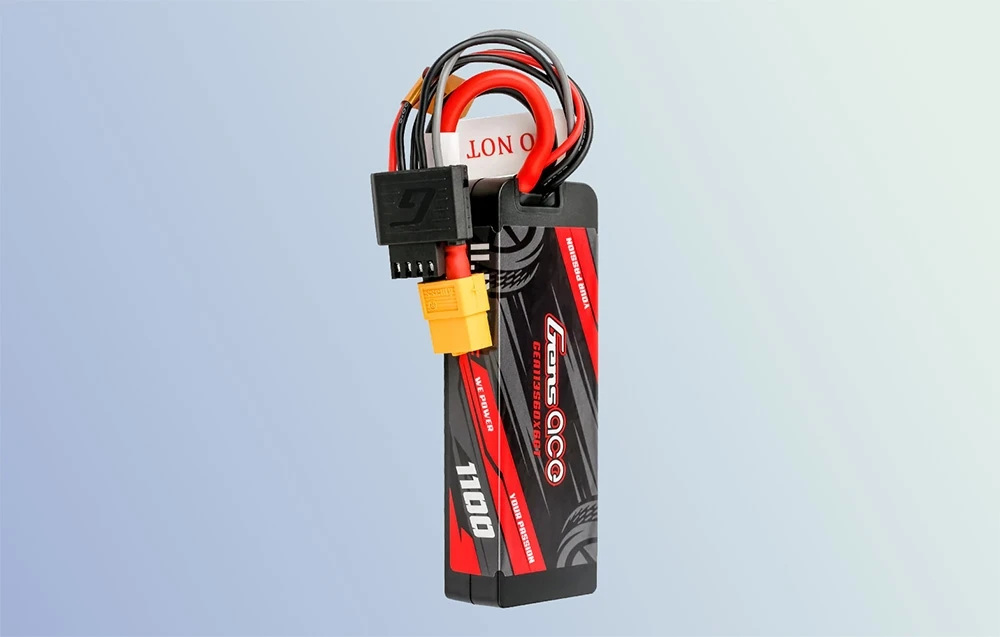 Lipo Gens ace G-Tech 1100mAh 11.1V 3S1P 60C GRP-76 kietojo korpuso baterija su XT60 kištuku aprašymas - Prekės nuotrauka Lipo Gens ace G-Tech 1100mAh 11.1V 3S1P 60C GRP-76 kietojo korpuso baterija su XT60 kištuku aprašymas - Prekės nuotrauka
