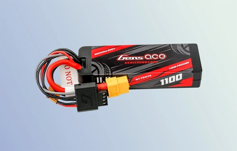 Lipo Gens ace G-Tech 1100mAh 11.1V 3S1P 60C GRP-76 kietojo korpuso baterija su XT60 kištuku aprašymas - Prekės nuotrauka Lipo Gens ace G-Tech 1100mAh 11.1V 3S1P 60C GRP-76 kietojo korpuso baterija su XT60 kištuku aprašymas - Prekės nuotrauka