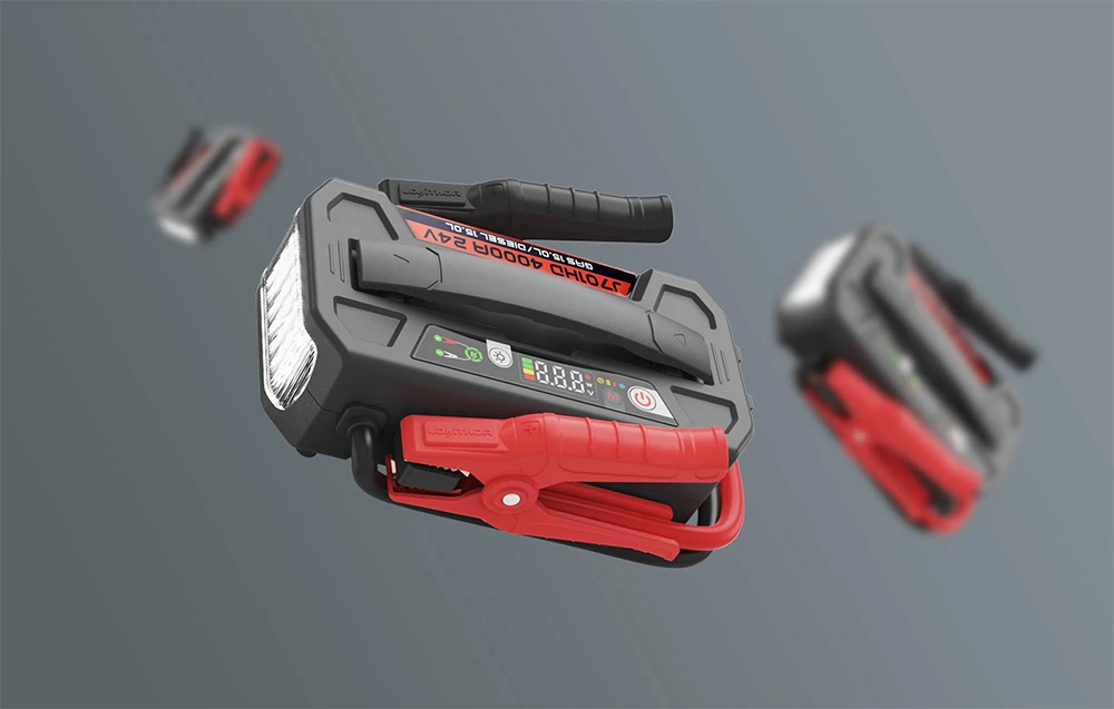 LOKITHOR J701HD Jump Starter, 207,2Wh, 4,000 A aprašymas - Prekės nuotrauka LOKITHOR J701HD Jump Starter, 207,2Wh, 4,000 A aprašymas - Prekės nuotrauka