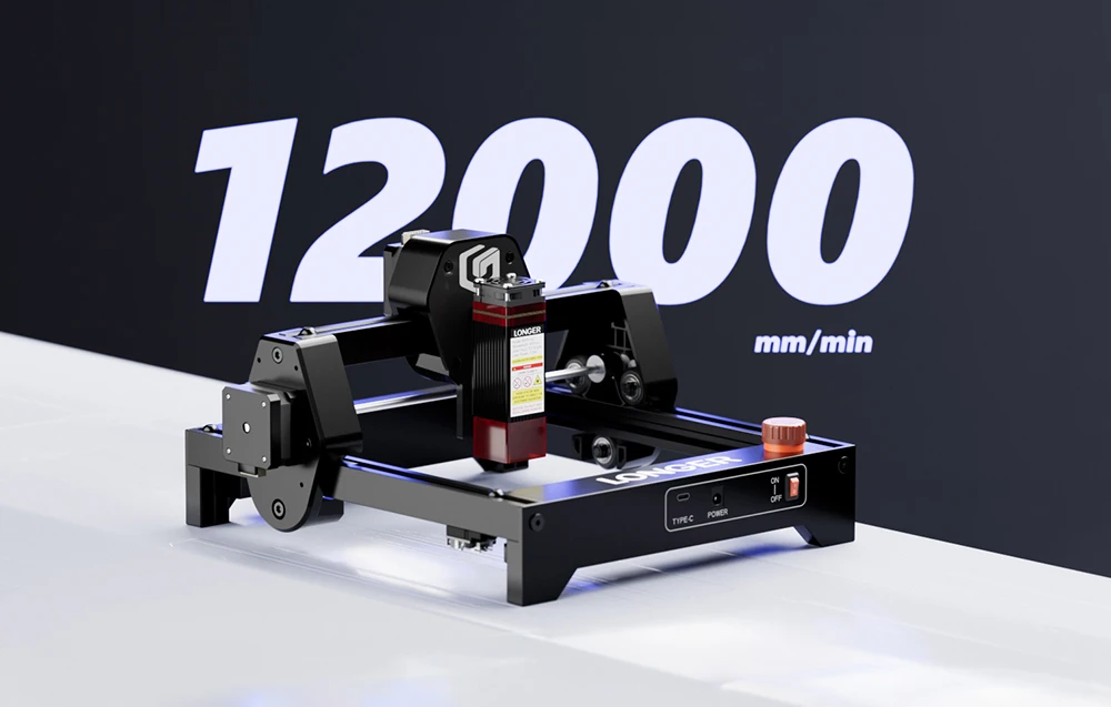 LONGER RAY5 mini 3.5W lazerinis Engraver aprašymas - Prekės nuotrauka