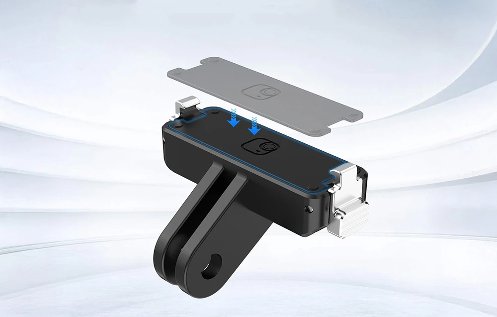 Magnetic adapter with quick release Puluz for Insta360 GO Ultra aprašymas - Prekės nuotrauka