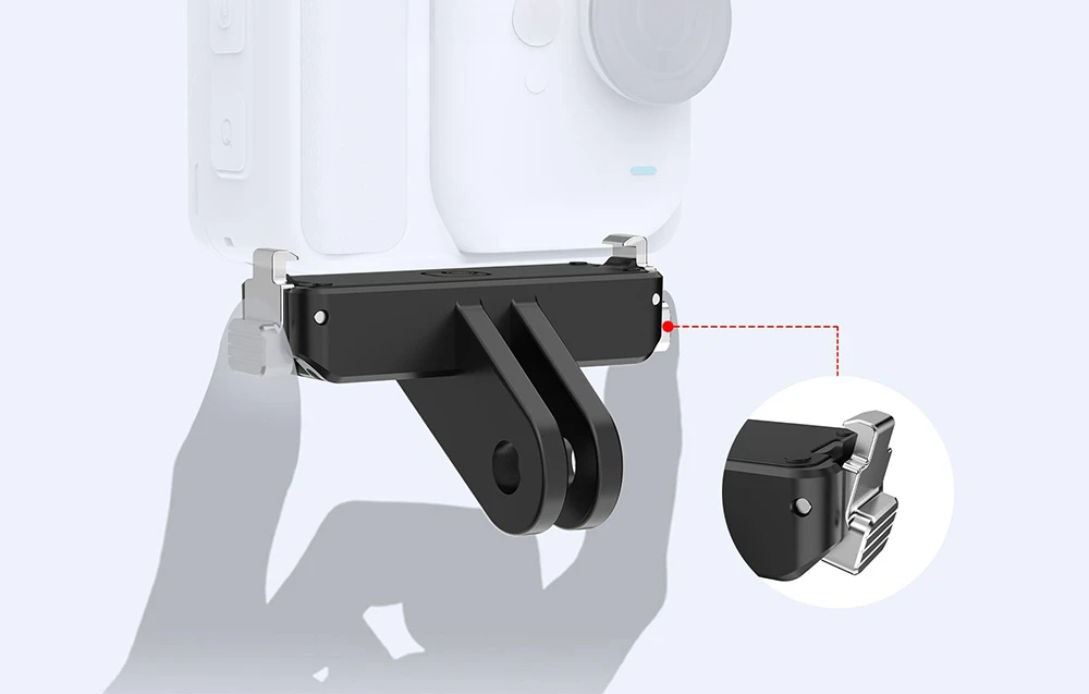 Magnetic adapter with quick release Puluz for Insta360 GO Ultra aprašymas - Prekės nuotrauka