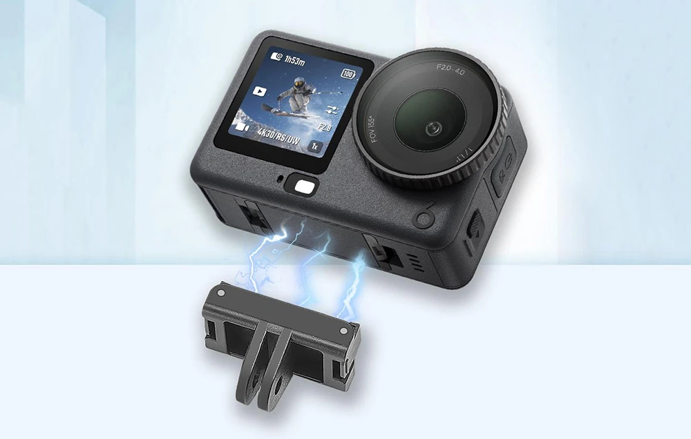 Magnėtinis adapteris su greitu atlaisvinimu Puluz DJI Osmo Action 6 aprašymas - Prekės nuotrauka