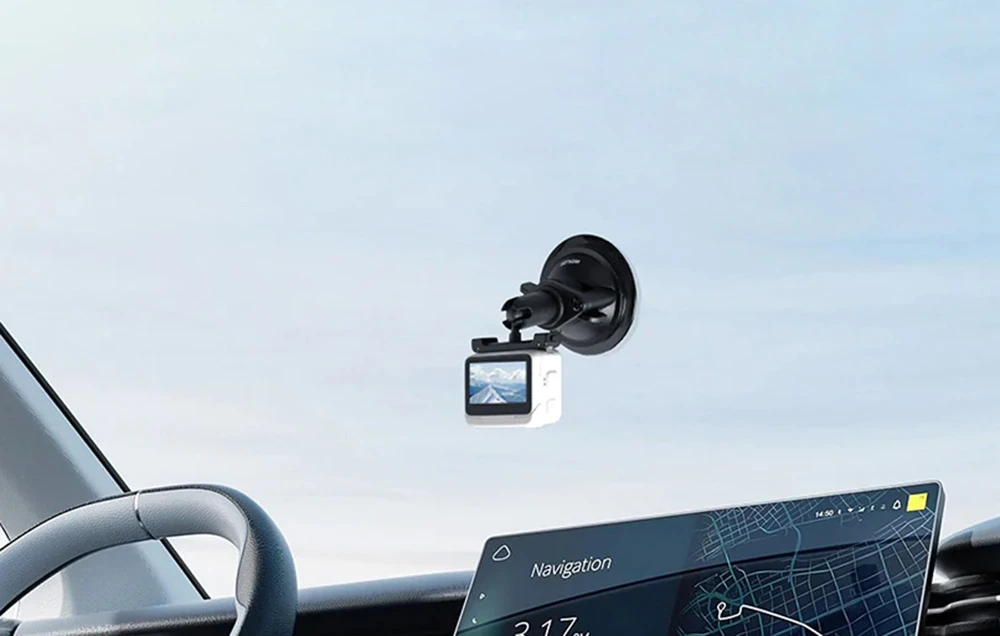 Magnetinio pagrindo ir siurbtuko pagrindo rinkinys TELESIN, skirtas Insta360 GO 3 aprašymas - Prekės nuotrauka