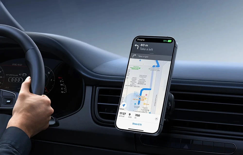 Automobilinis laikiklis-įkroviklis Joyroom JR-ZS387 MagSafe 15W juodas aprašymas - Prekės nuotrauka Automobilinis laikiklis-įkroviklis Joyroom JR-ZS387 MagSafe 15W juodas aprašymas - Prekės nuotrauka