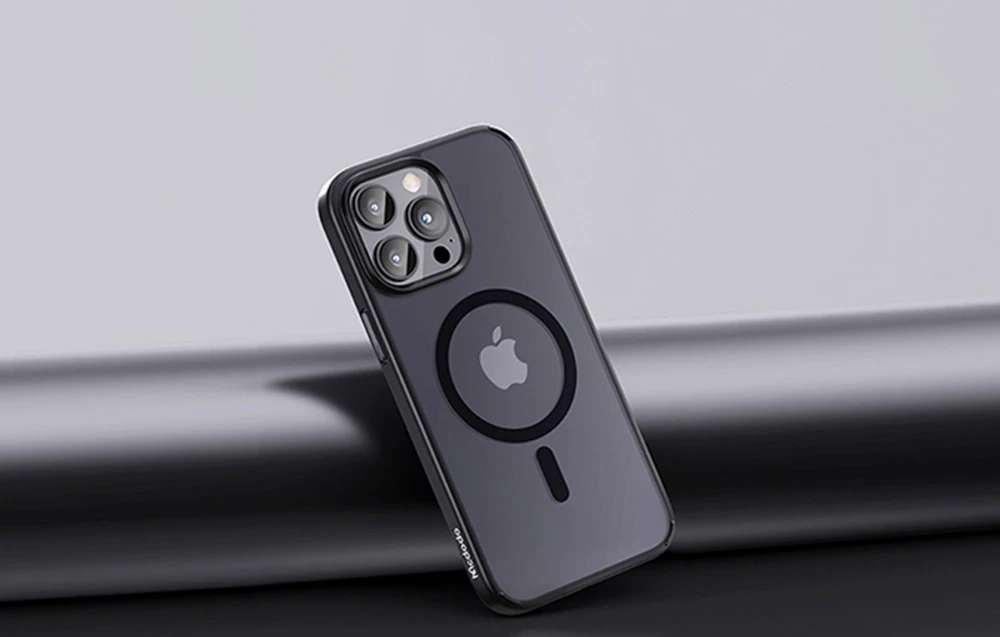 Magnetinis dėklas McDodo, skirtas iPhone 15 Pro Max (juodas) aprašymas - Prekės nuotrauka