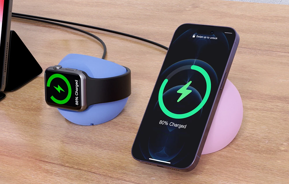 Magnetinis laikiklis iPhone, iWatch Choetech H050 (rožinis) aprašymas - Prekės nuotrauka Magnetinis laikiklis iPhone, iWatch Choetech H050 (rožinis) aprašymas - Prekės nuotrauka