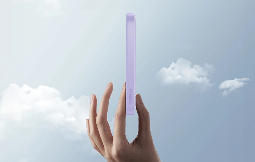 Magnetinis Mini Powerbank Baseus 5000mAh 20W (violetinė) aprašymas - Prekės nuotrauka Magnetinis Mini Powerbank Baseus 5000mAh 20W (violetinė) aprašymas - Prekės nuotrauka
