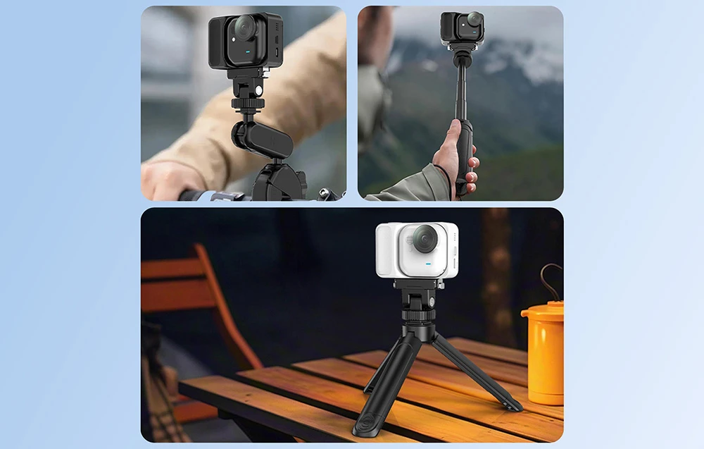 Magnetic multifunction adapter with quick release Puluz for Insta 360 GO Ultra aprašymas - Prekės nuotrauka