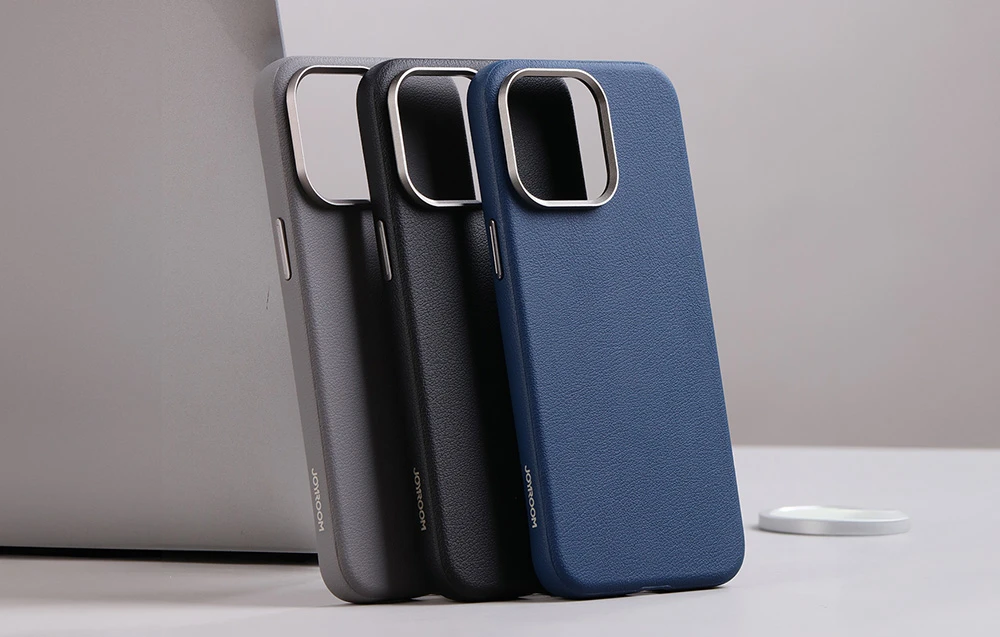 Magnetinis telefono dėklas, skirtas iPhone 15 Joyroom JR-BP007 (pilkas) aprašymas - Prekės nuotrauka