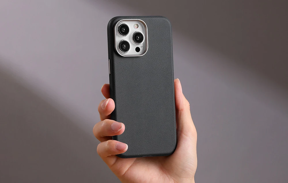 Magnetinis telefono dėklas, skirtas iPhone 15 Pro Joyroom JR-BP007 (juodas) aprašymas - Prekės nuotrauka