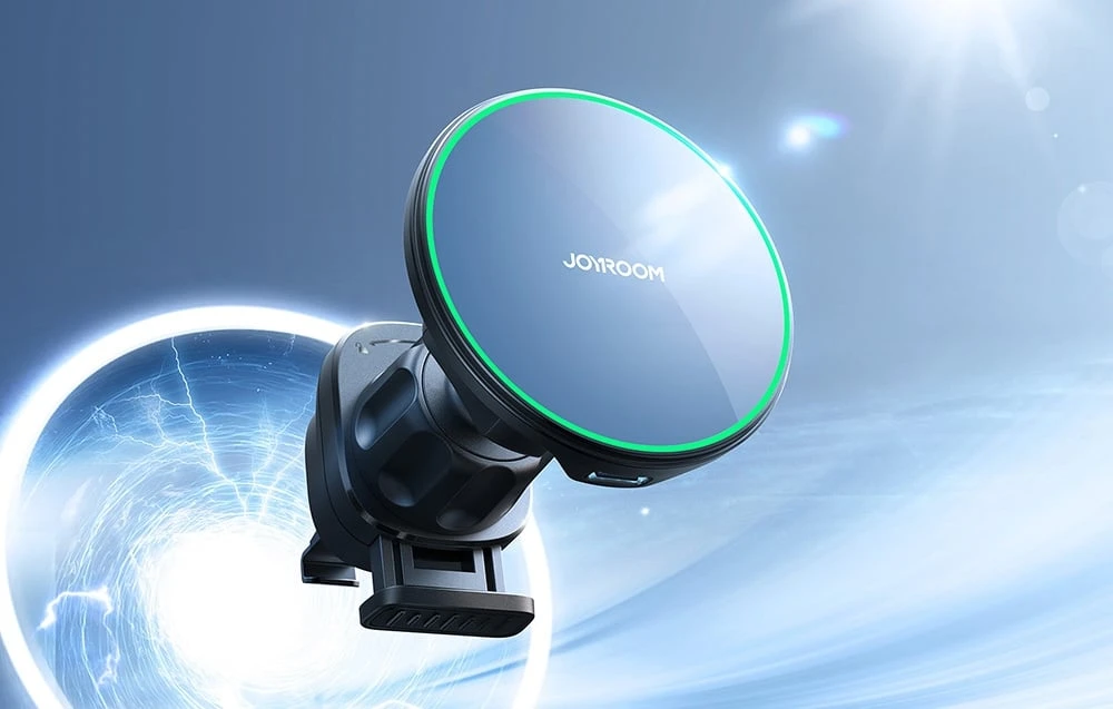 Magnetinis belaidžio automobilinio įkroviklio laikiklis Joyroom JR-ZS412 juodos spalvos aprašymas - Prekės nuotrauka Magnetinis belaidžio automobilinio įkroviklio laikiklis Joyroom JR-ZS412 juodos spalvos aprašymas - Prekės nuotrauka