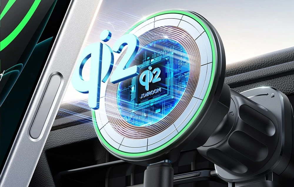 Magnetinis belaidžio automobilinio įkroviklio laikiklis Joyroom JR-ZS412 juodos spalvos aprašymas - Prekės nuotrauka Magnetinis belaidžio automobilinio įkroviklio laikiklis Joyroom JR-ZS412 juodos spalvos aprašymas - Prekės nuotrauka