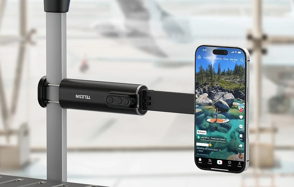 MagSafe Telesin mount with bluetooth remote control aprašymas - Prekės nuotrauka