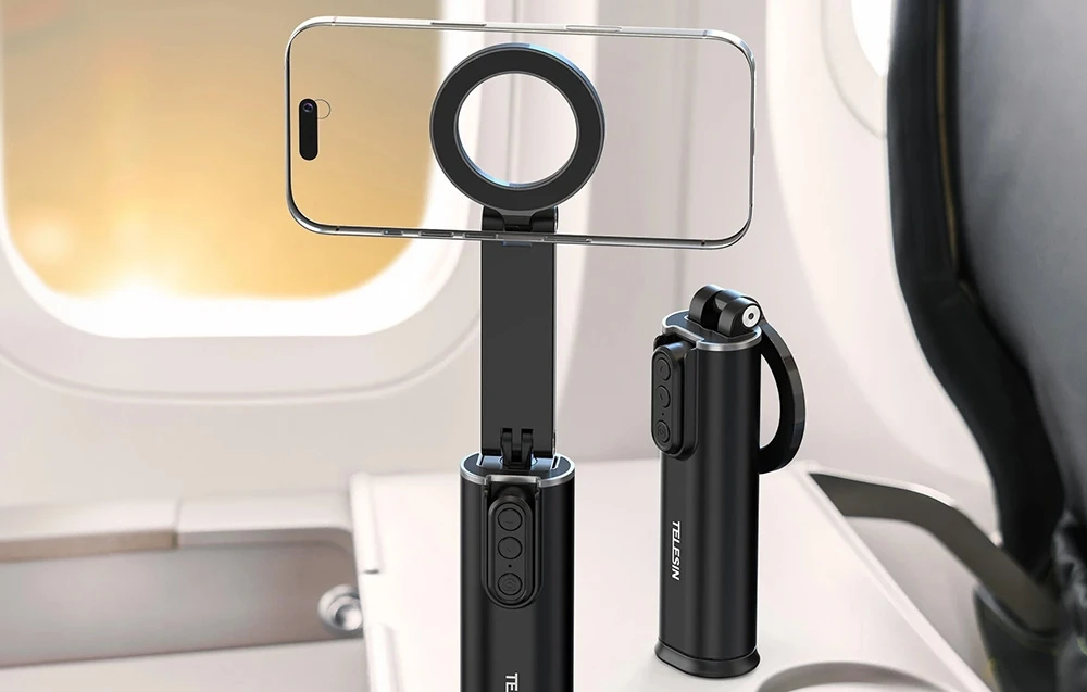 MagSafe Telesin mount with bluetooth remote control aprašymas - Prekės nuotrauka