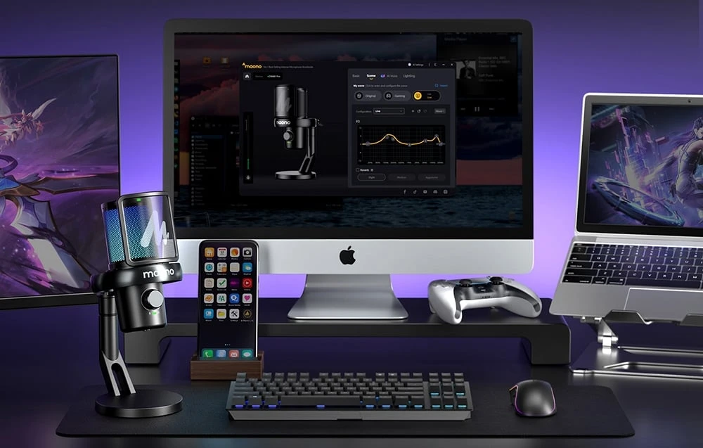 Maono DM40 Pro microphone (juodas) aprašymas - Prekės nuotrauka Maono DM40 Pro microphone (juodas) aprašymas - Prekės nuotrauka