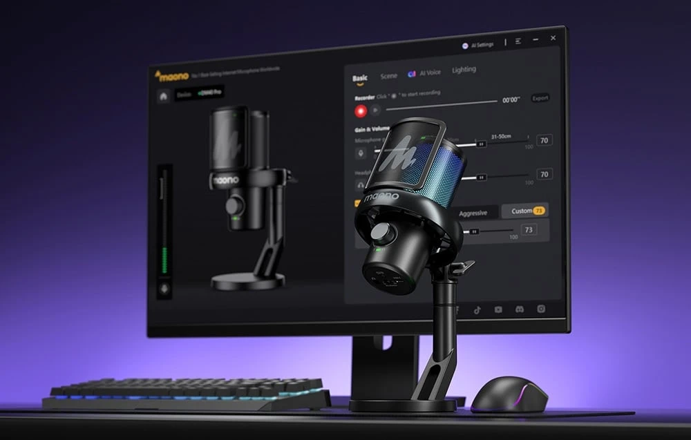 Maono DM40 Pro microphone (juodas) aprašymas - Prekės nuotrauka Maono DM40 Pro microphone (juodas) aprašymas - Prekės nuotrauka