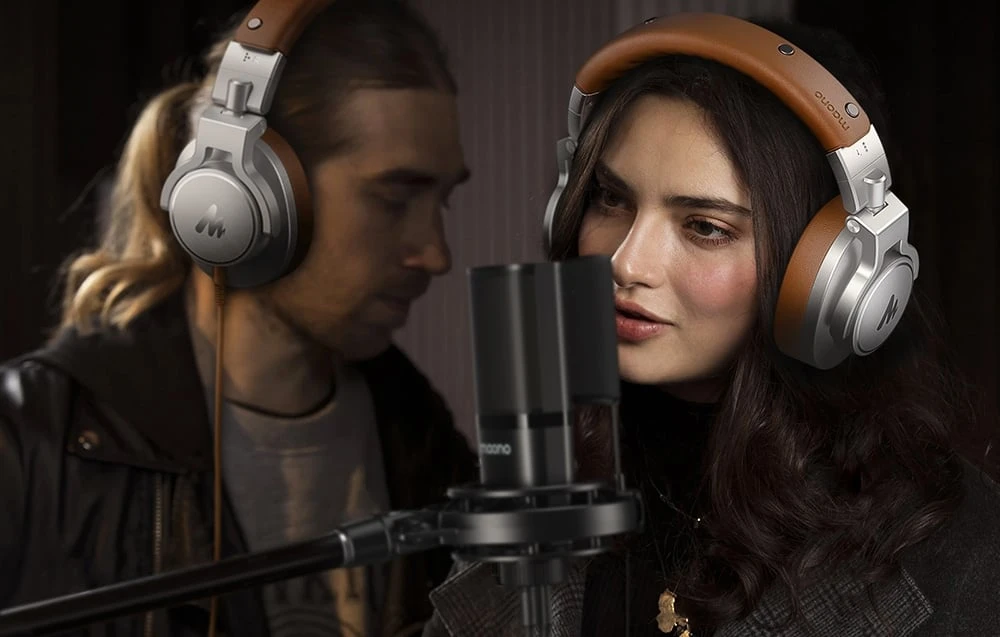 Maono MH700 studio ausinės (sidabrinis) aprašymas - Prekės nuotrauka